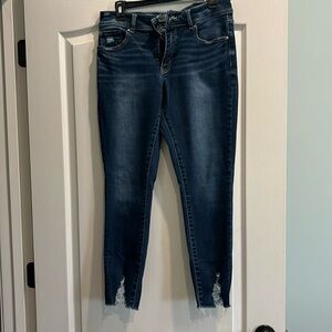 Buckle Gabby ankle skinny jeans with frayed hem